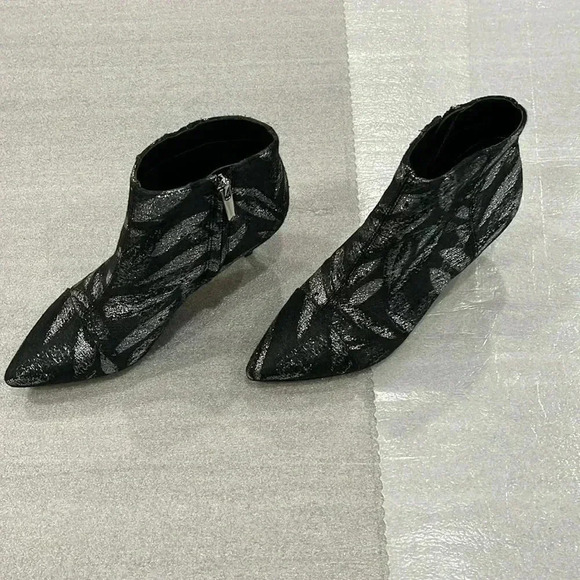 ❤️Host Picks❤️[US6]Sam Edelman Jarguar Kinzey2 KittenHeeled PointToe Ankle Boots - Picture 1 of 5